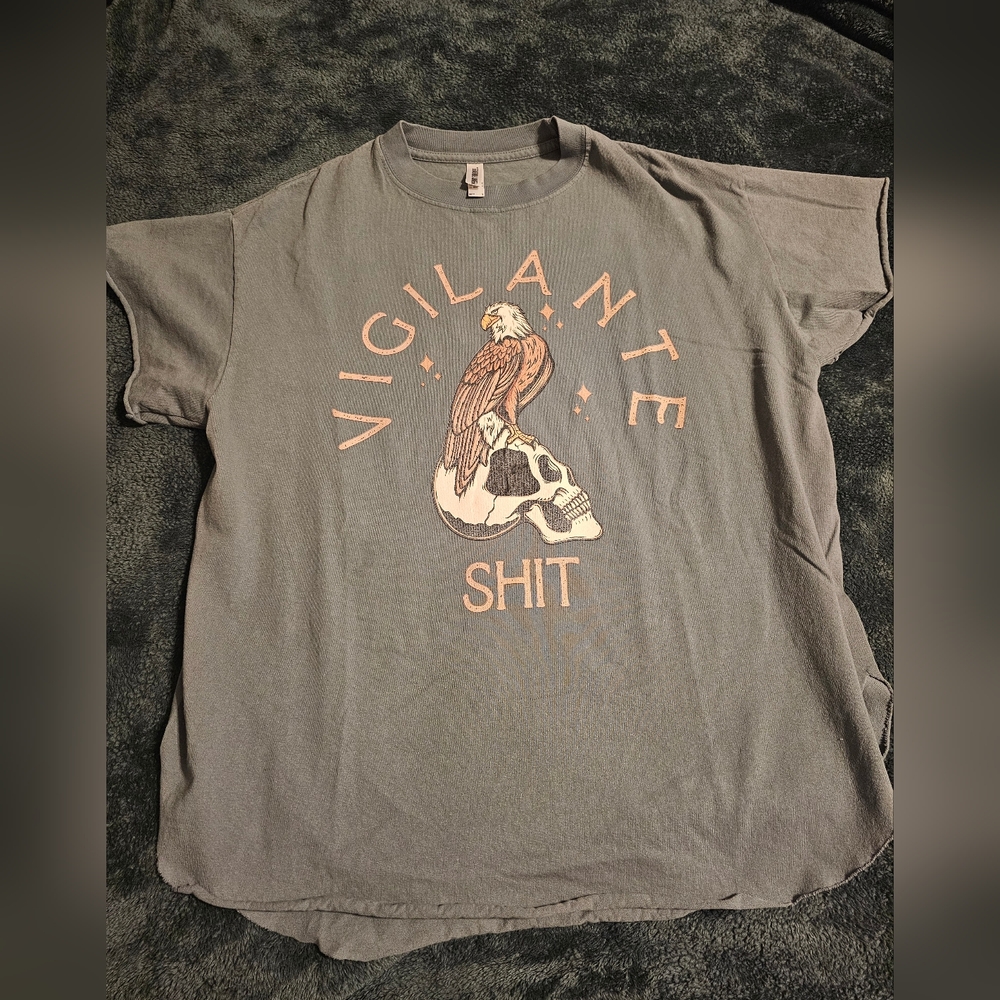 Pebby Forevee Vigilante Shit Side Slit Tee